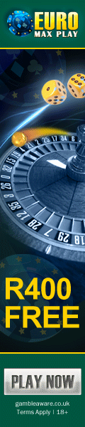 EuroMaxPlay Casino - R400 In Bonuses