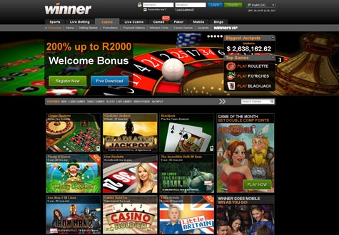 Winner Casino Screenshot